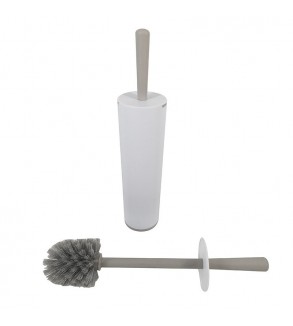 Compass White & Grey Plastic Toilet Brush (12)