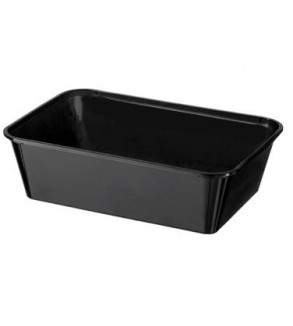 Cast Away Container Rectangular Black 650ml (500)