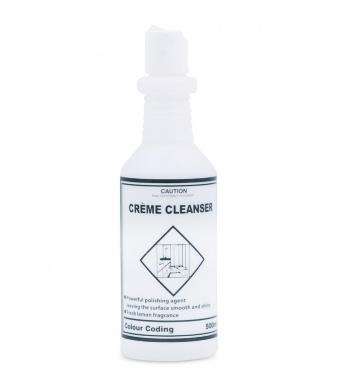 Printed Bottle Creme Cleanser 500ml with Flip Top Lid