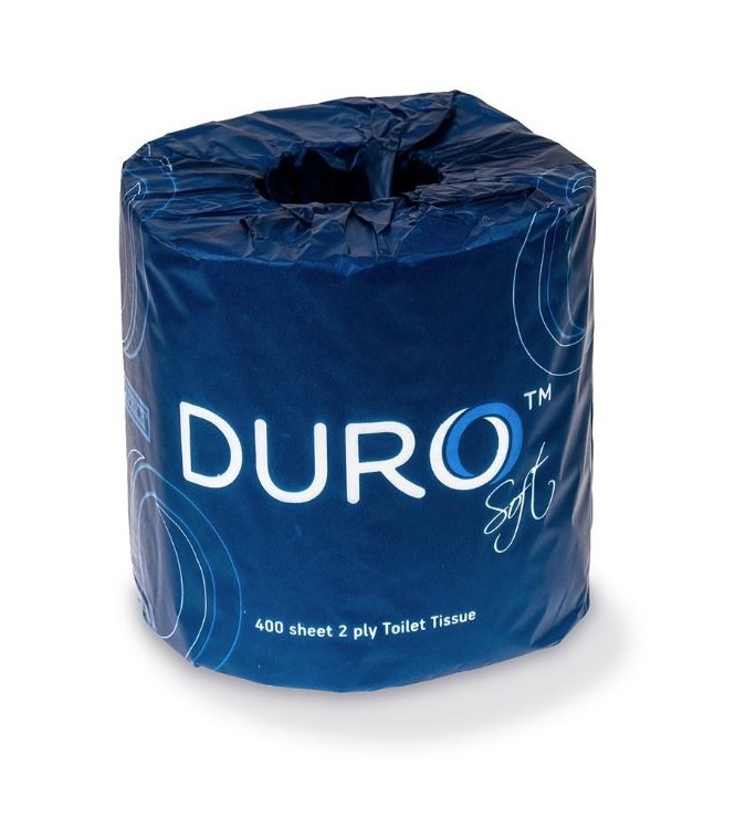 Caprice Duro 2ply 400 sheet Toilet Roll Individually Wrapped (48)