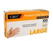 Capri Vinyl Glove Clear Powder Free Large