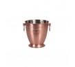 Moda Brooklyn Champagne Bucket Ribbed Copper Finish