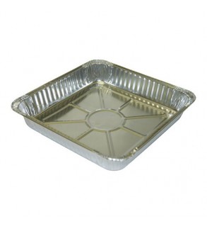 Square 227x228x37mm Foil Container Large 1,500ml (200)