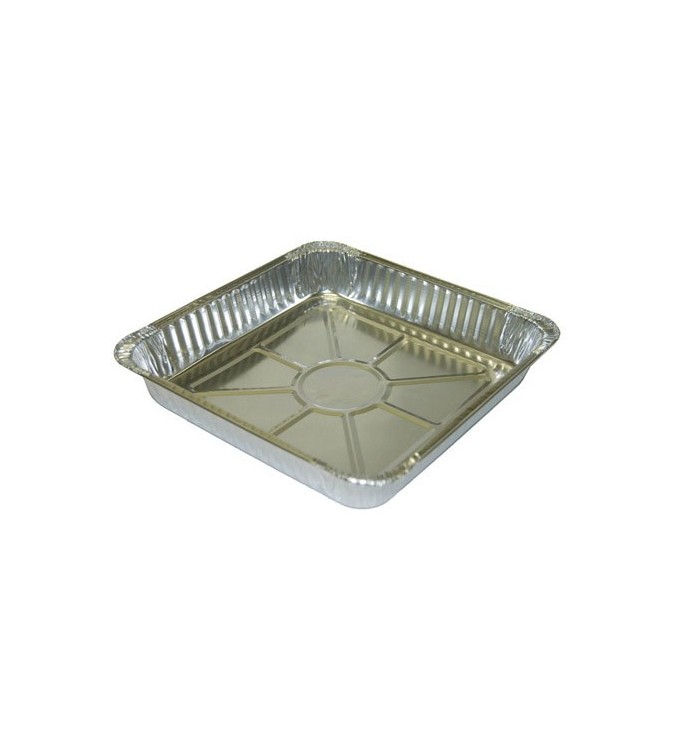 Square 227x228x37mm Foil Container Large 1,500ml