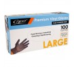 Capri Vinyl Glove Blue Powder Free Large