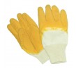 Glass Gripper Latex Gloves Yellow