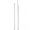 White Cocktail Paper Straw Individually Wrapped