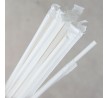 White Regular Paper Straw Individually Wrapped