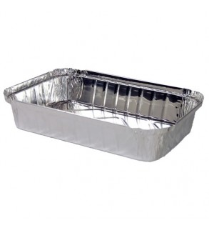 Rectangular 304x215x51mm Foil Container Large 1,730mL (100)