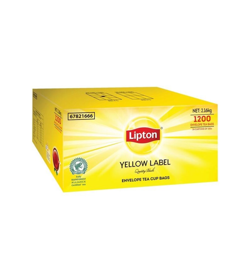 Lipton Yellow Label Caterers Tea Bag Enveloped