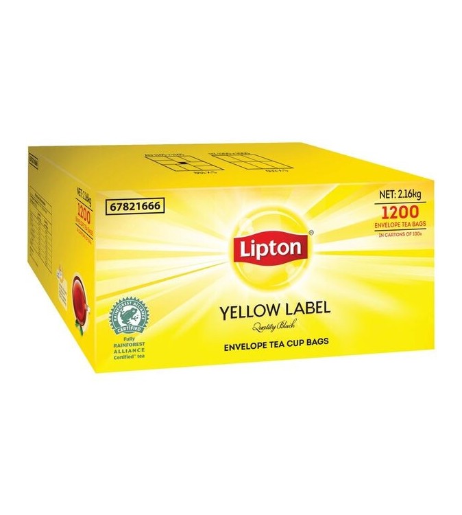 Lipton Yellow Label Caterers Tea Bag Enveloped