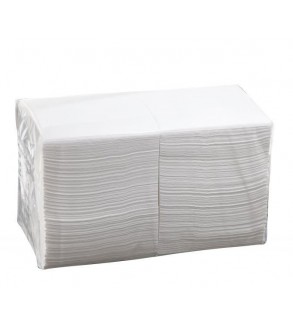Ultrasoft Quilted Cocktail Napkin 240x240mm White (2000)