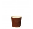 Brown 4oz / 118ml Cool Double Wall Paper Hot Cup