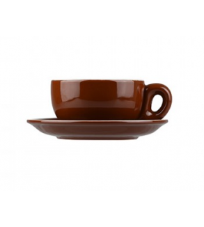 Longfine 280ml Classicware Brown Megaccino Cup