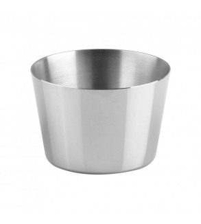 Chef Inox 120ml / 75x42mm Stainless Pudding Mould (10)
