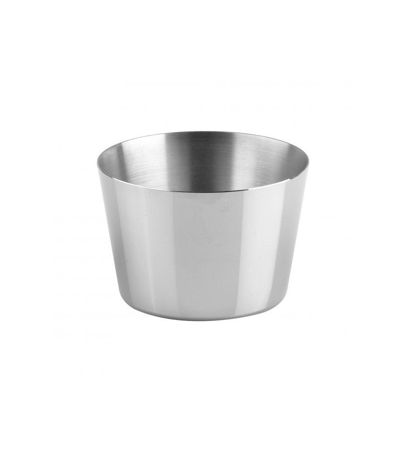 Chef Inox 120ml / 75x42mm Stainless Pudding Mould