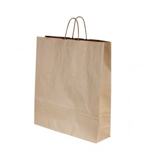 Medium Kraft Paper Carry Bag w/Twist Handle 480x340x90mm