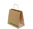 Medium Kraft Paper Carry Bag w/Twist Handle 275x280x150mm