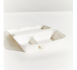 Sugarcane Snack Box Large 2 Comp 320x233x44mm White