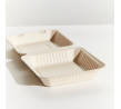 Sugarcane Large Dinner Box 238x234x53mm Natural