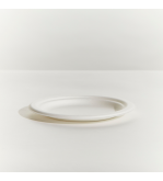 Sugarcane 174mm / 7" Round Plate White