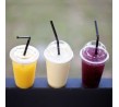PET Flat Staw Slot Lids