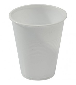 Plastic Water Cup 6oz / 180ml White