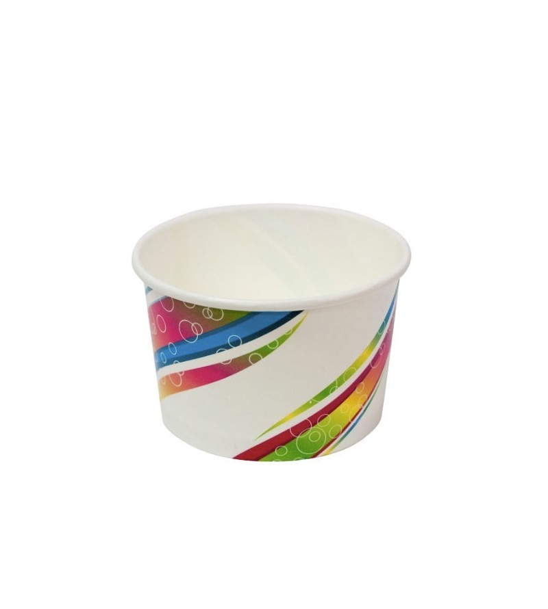 Paper Icecream Cup Multi Colour 250ml