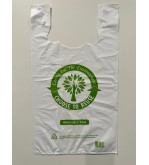 Printed Carry Bag Extra Heavy Duty White