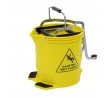Edco 15L Metal Wringer Bucket Yellow