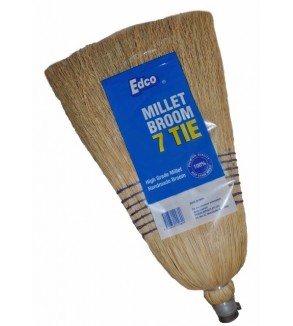 Edco Seven Tie Millet Broom