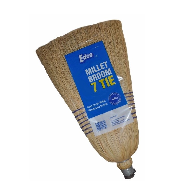 Edco Seven Tie Millet Broom