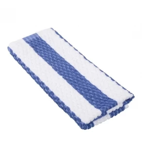 Toweling Wiper / Bar Swab 600x380mm Blue Stripe (12)