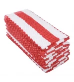 Toweling Wiper / Bar Swab 600x380mm Red Stripe