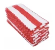 Toweling Wiper / Bar Swab 600x380mm Red Stripe