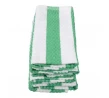 Toweling Wiper / Bar Swab 600x380mm Green Stripe