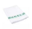Cotton "Glass Cloth" 500x750mm Green Stripe