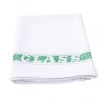 Cotton "Glass Cloth" 500x750mm Green Stripe