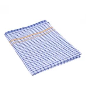 Tea Towel Blue Small Waffle Check 450x700mm (12)