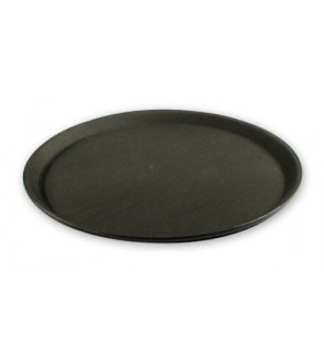 Trenton 400mm / 16" Plastic Non-Slip Serving Tray Black
