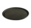 Trenton 400mm / 16" Plastic Non-Slip Serving Tray Black