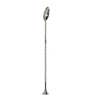 Bar Muddling Spoon Twisted With Stud Crusher