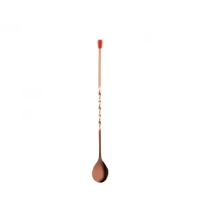 Chef Inox 330mm Bar Muddling Spoon Copper