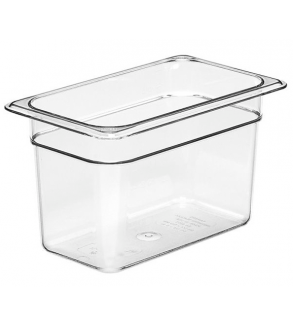 Clear Food Pan 1/4-150mm 3.7L Polycarb Cambro (6)