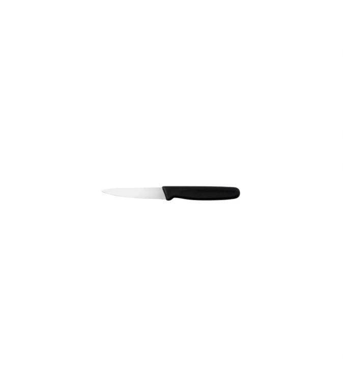 Ivo 90mm Straight Blade Paring Knife Black Handle