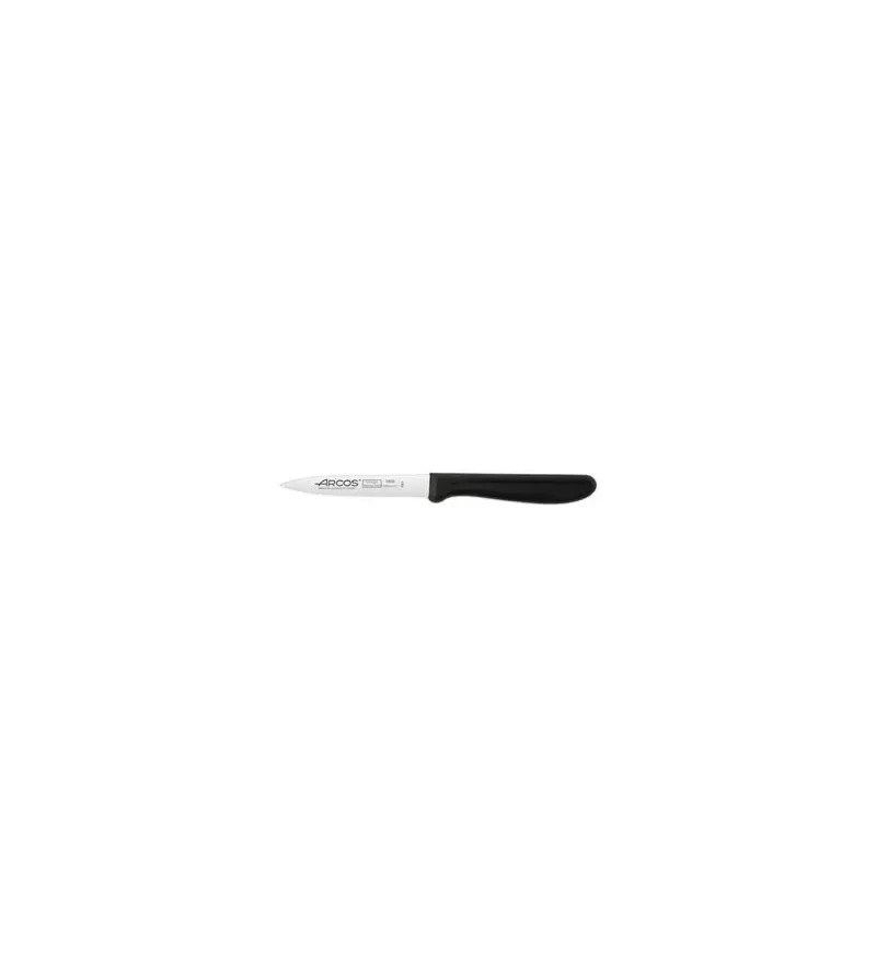 Arcos 100mm Serrated Blade Paring Knife Black Handle