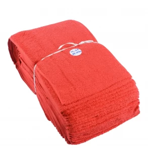 Red Bar Runner 300mmx35mt Roll Terry Towelling