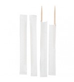 Wooden Toothpicks 65mm Paper Wrapped