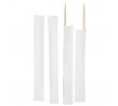 Wooden Toothpicks 65mm Paper Wrapped
