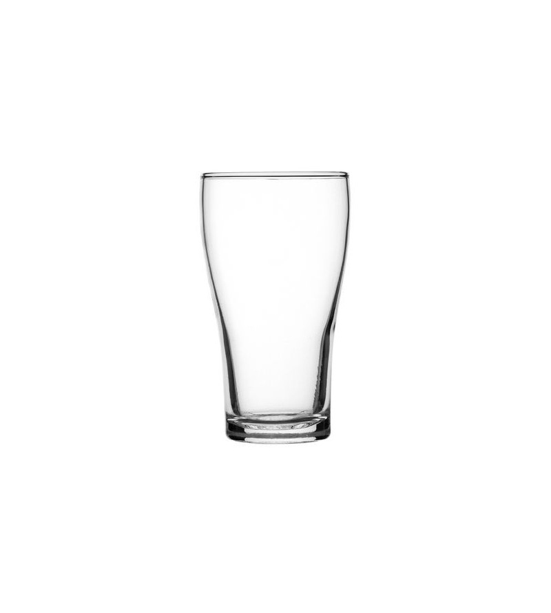 Crown 425ml Conical Beer Glass Nucleated